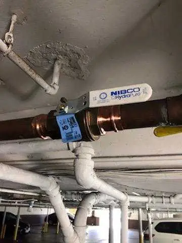 Copper pipe repair and valve work for Backflow Testing in Oakville